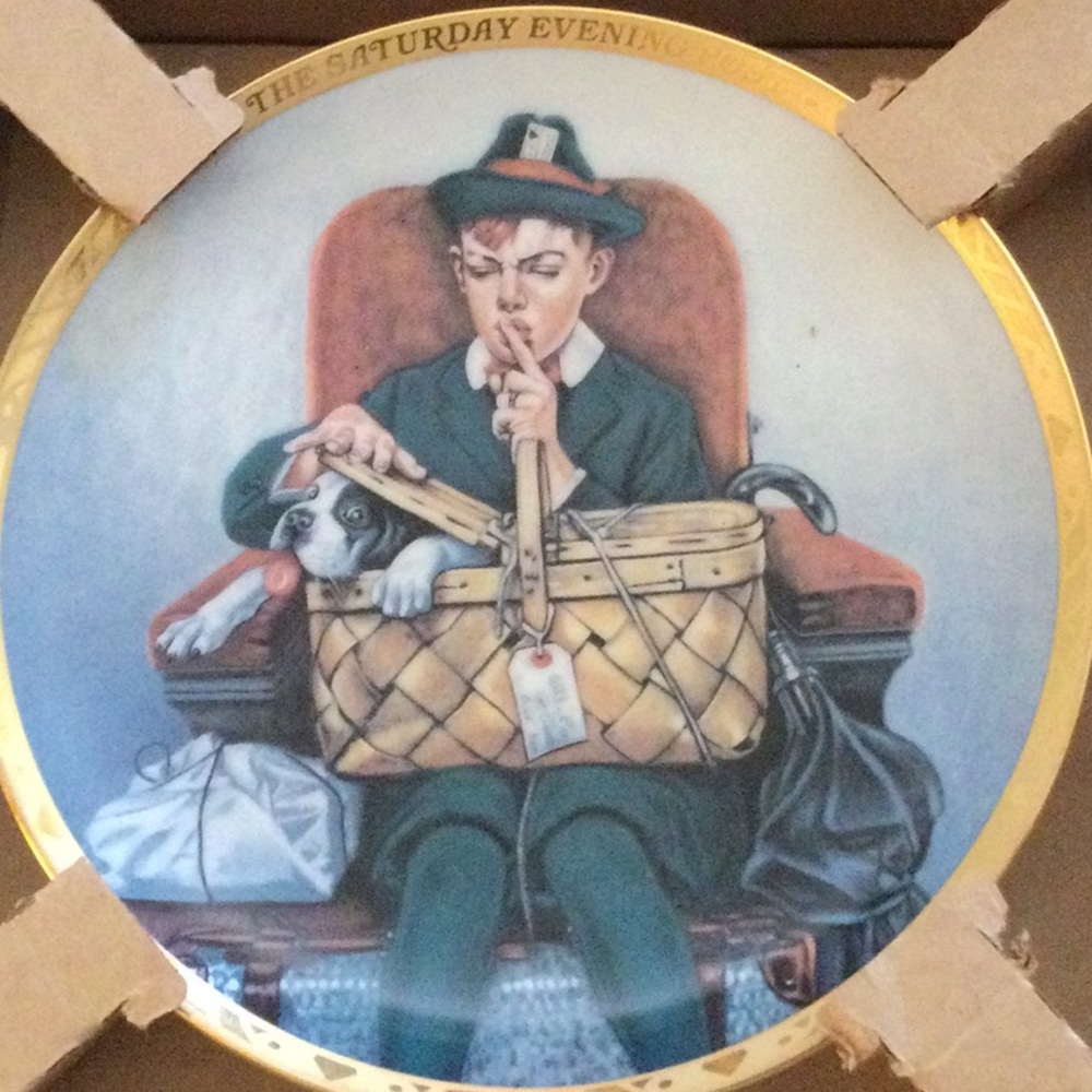 Norman Rockwell Saturday Evening Post Collector’s plate